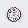 European & American Animal Series Brooch: Cute Cartoon Animals & English Letters Badges