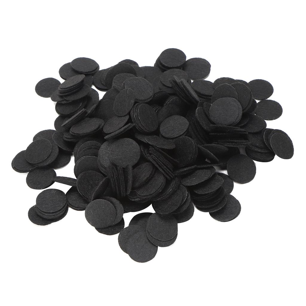 500Pcs Nonwoven Round Piece DIY Felt Crafts Cloth Flake Accessories Chip Hair Decoration 25mm
