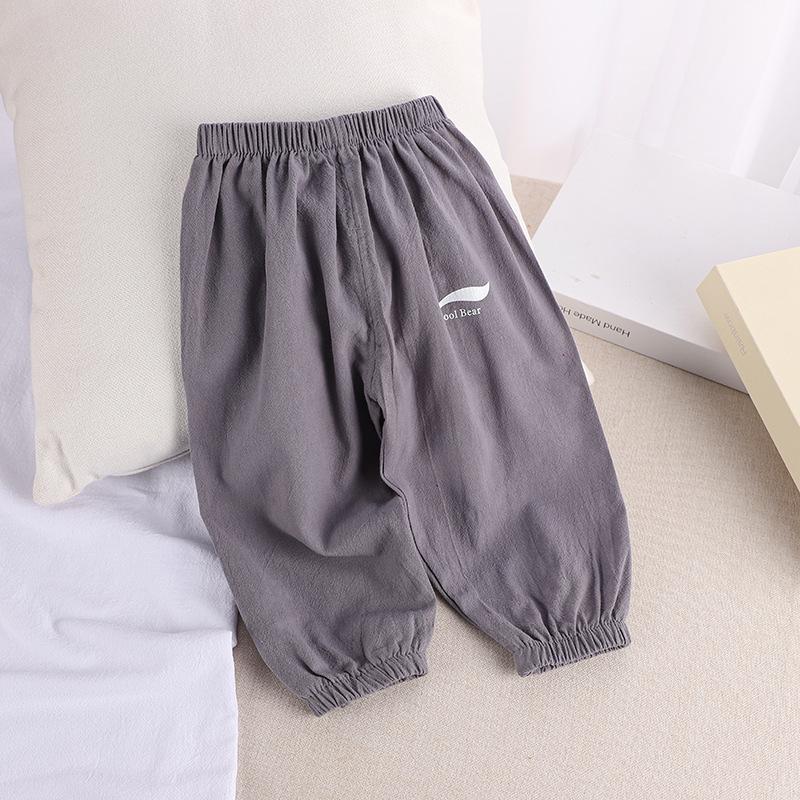 Unisex Baby Mosquito Prevention Pants for Summer with Breathable Fabric and Elastic Waistband
