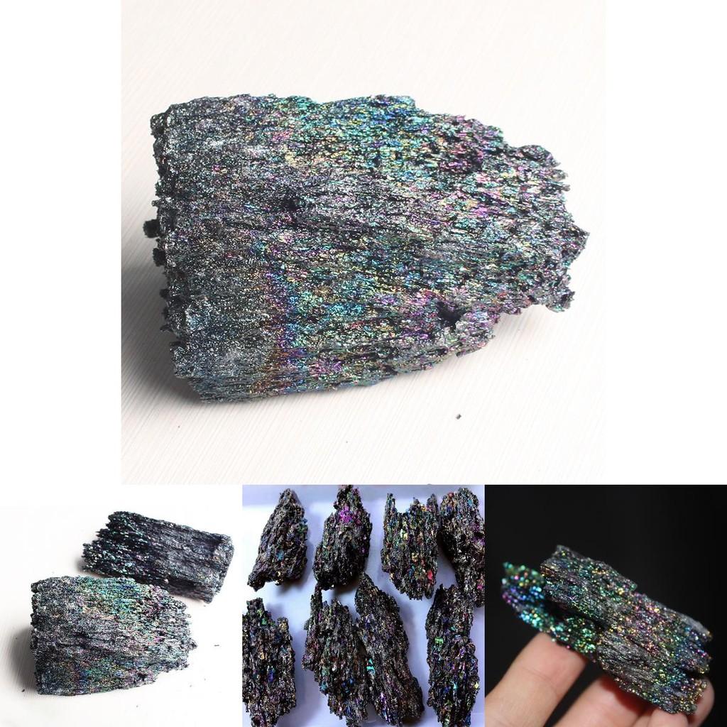 Spécimen Naturel Coloré Vibrant Ornements en Carbure de Silicium Pour Décoration Intérieure Unique