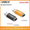 Aluminum USB Mobile Card Reader - Bright Color, High-Speed 2.0, Supports Micro SD/TF/Memory Cards