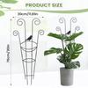 Metal Garden Trellis Plant Grow Trellis Climbing Vegetable Frame For Indoor Patio Garden Wedding Greenhouse Flower Vineyard