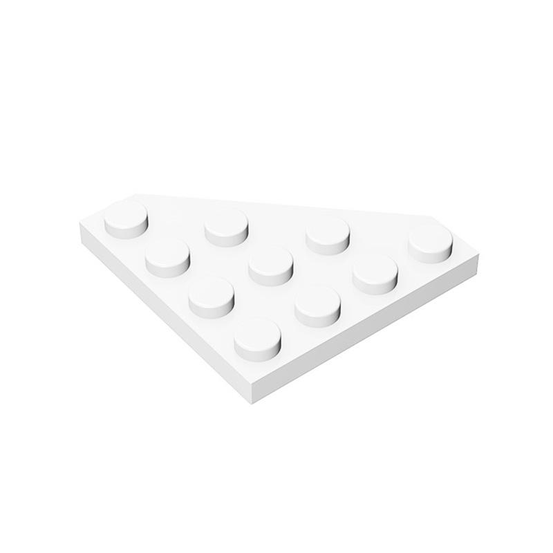 

MY OWN CREATION 10PCS 30503 Wedge Plate 4x4 Building Blocks Kit Cut Corner Board Blocks Particle Learning Playthings Children Birthday Gifts