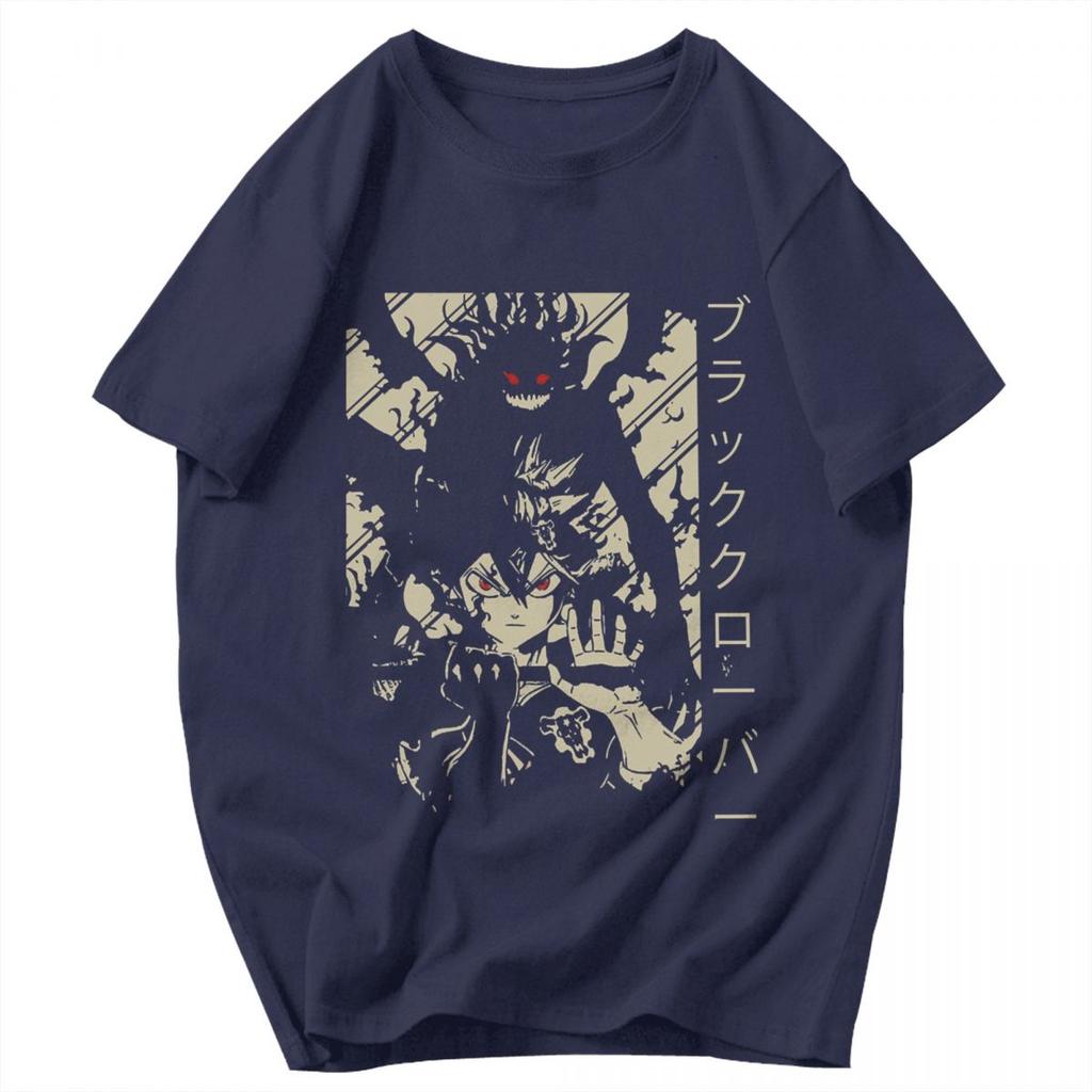 Men T Shirt Asta Black Clover Anime Manga Gifts Y2K Graphic Quality Unisex Tops T Shirts