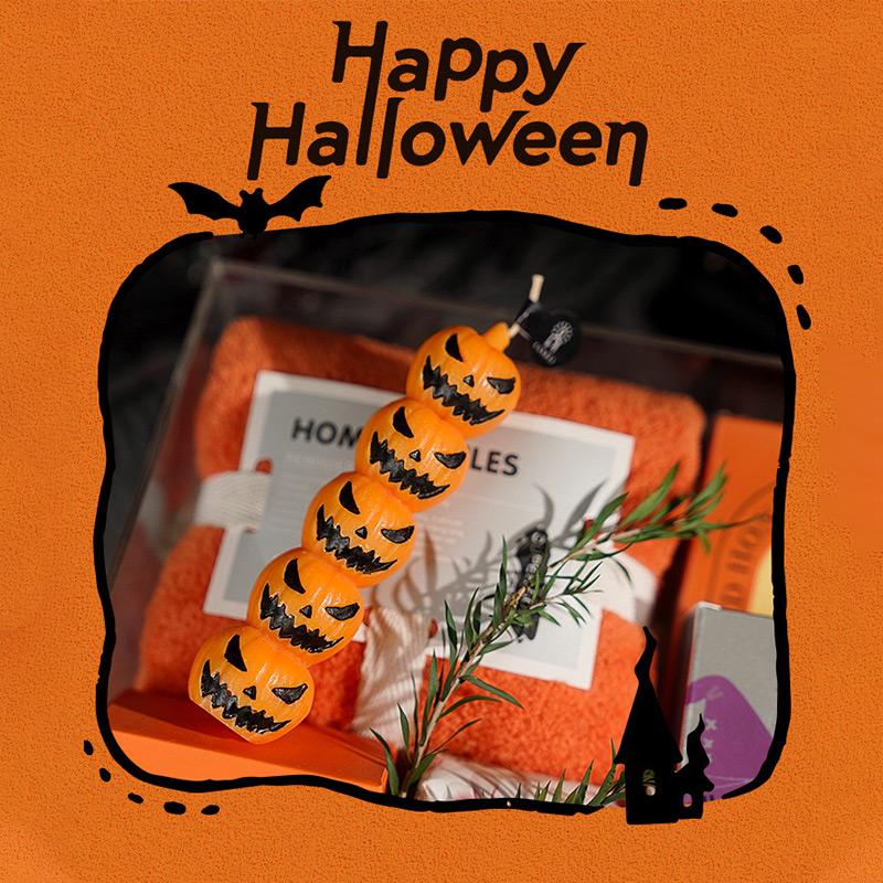 Halloween Aromatherapy Candle Set Skull+pumpkin+bone Fingers Horror Home Decoration Set Limited Edition Gift