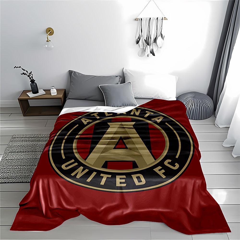Atlanta United FC Logo Blanket for all seasons blanket lunch break throw gift