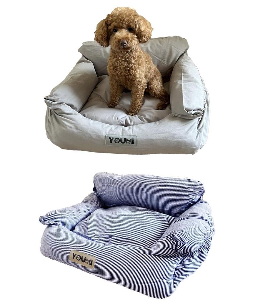 AiS To You Pet Drive Seat Drive Box Pet Seat Car Seat Drive Car Lead Hook Fluffy Dog Bed Cat Bed Multiple Pets Cage Washable Warm Large Dog Small Dog