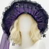 Lace Lolita Witch Hat Bow Ribbon Wizard Cap Cosplay Accessories Pointed Mage Hat  Role Play