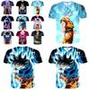 3d Mens Womens Print Dragon Ball Z Vegeta Goku Tshirts Casual Tees Shirts Anime