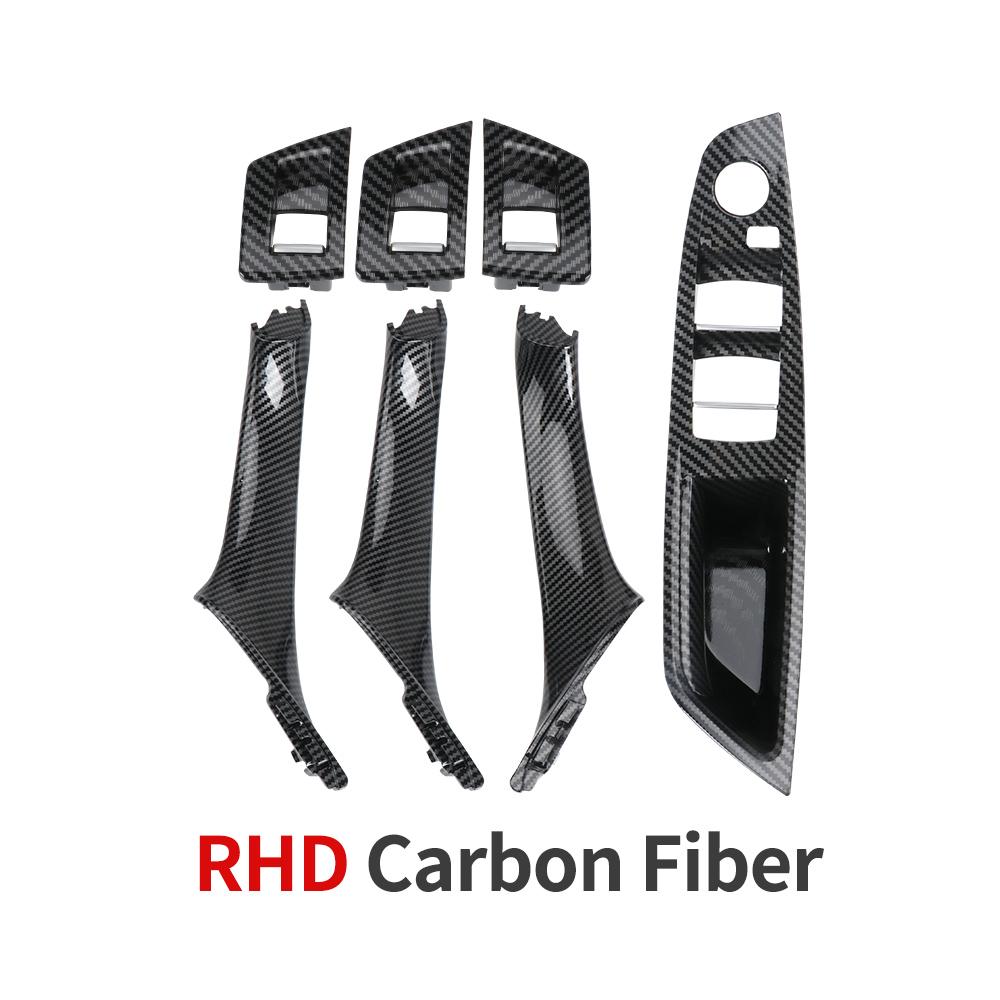 51417225865 7PCS LHD High Quality Car Inner Passenger Door Panel Handle Pull Trim Cover For BMW F10 F11 F18 520 523 525 528