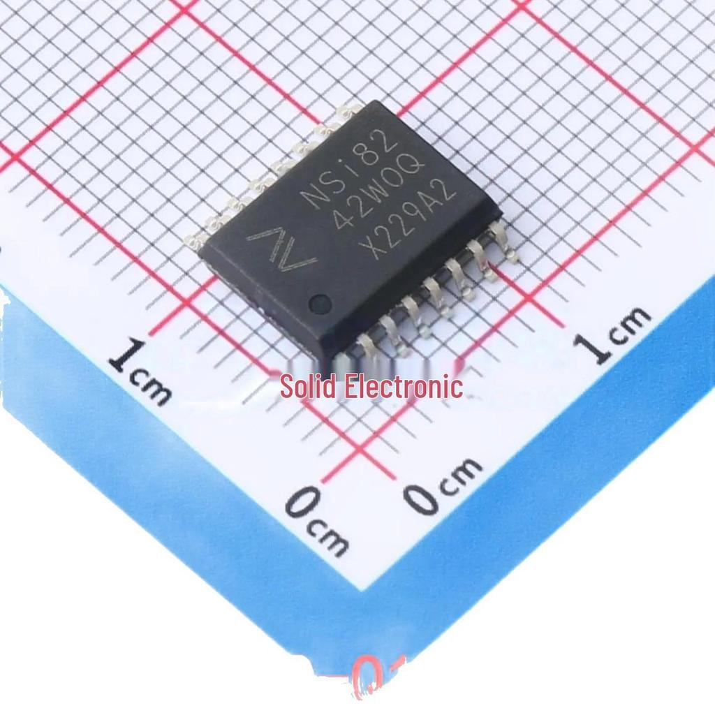 NSI8242W0-Q1SWR SOW16 Digital Isolator, Screen Printed, Genuine.