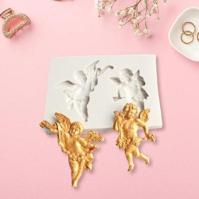 Art Sculpture Silicone Silicone Molds for Decoration Angel Figurine Silicone Molds for Epoxy Resin Candle Soap Making