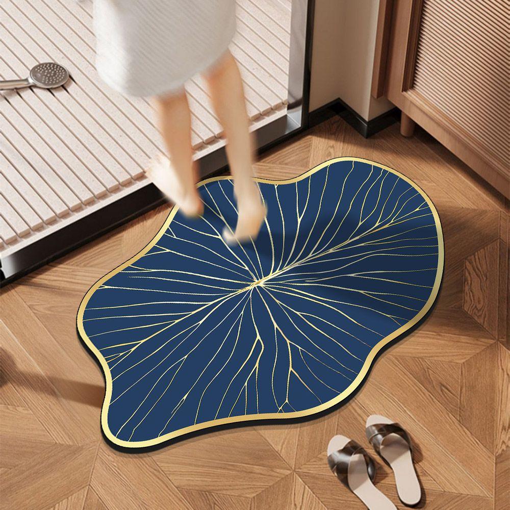 Bathroom Door Absorbent Mat Quick Drying Mat Dirt Resistant and Non Slip Bathroom Mat