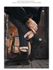 Men's High-Top Leather Boots - Autumn Breathable, Korean Style, Thick Sole, Versatile Hiking Shoes