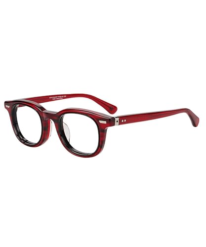 Zoff Marvel Collection Deadpool & Wolverine [Deadpool Model] | Glasses (Red (Clear) ZO251019_23A1) Fashion Glasses (Includes Lens Replacement Coupon)