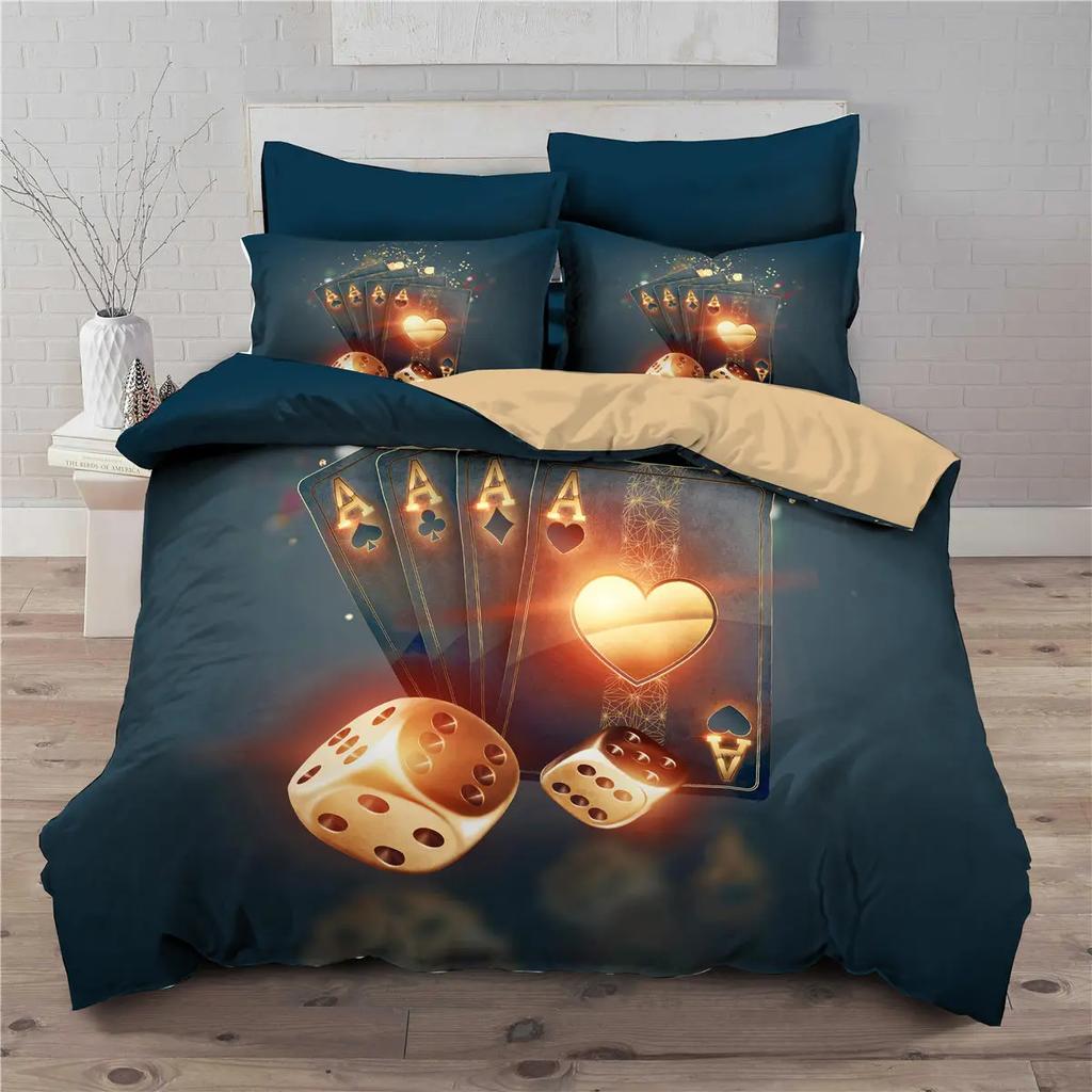3D Cartoon Ben10 Duvet Cover with Pillow Cover Bedding Set  Single Double Twin Full Queen King Size Bed Set for Bedroom Decor