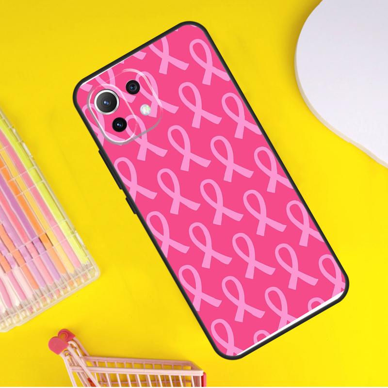 

Girl Breast Cancer Pink Ribbon Cover For Xiaomi 14 Ultra 13 11T 12T 13T 14T Pro POCO X7 X6 Pro X3 X5 F3 F5 M6 F6 Pro Case Xiaomi 13