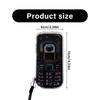 Modern Phone Pendant Key Jewelry Practical Keychain Pendant Phone Jewelry PVC Texture Present for Daily Use Party