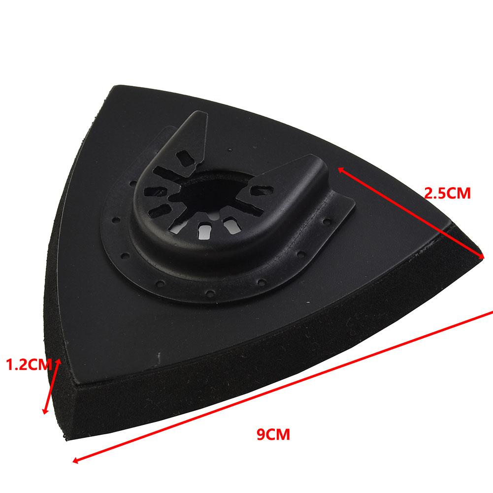 Oscillating Tools Sanding Pad For Polishing And Grinding Black PU Pad Triangular