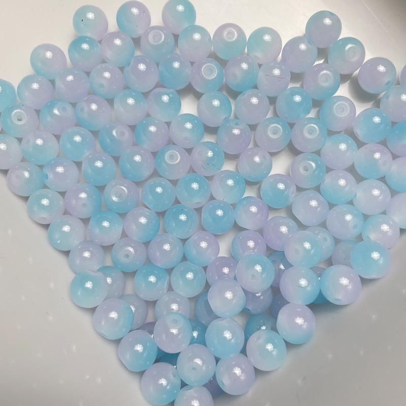 Handmade Glazed Crystal Glass Beads for DIY Jewelry & Bracelet Making