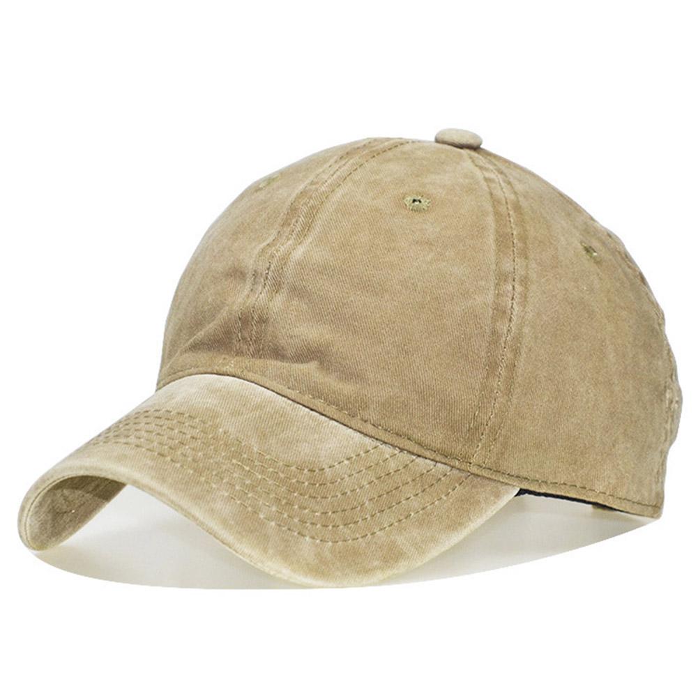 Unisex Vintage Washed Cotton Adjustable Sun Hat Baseball Cap