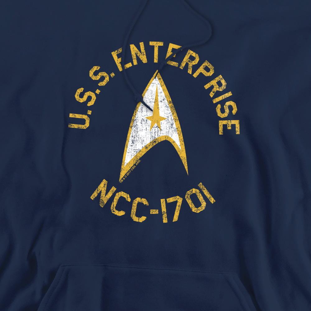 Star Trek Mens Collegiate Hoodie
