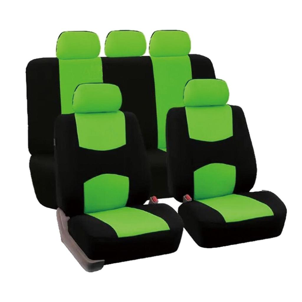 Universal 9-Piece Car Seat Cover Set for All Seasons - Fits Mexico, Europe, and America