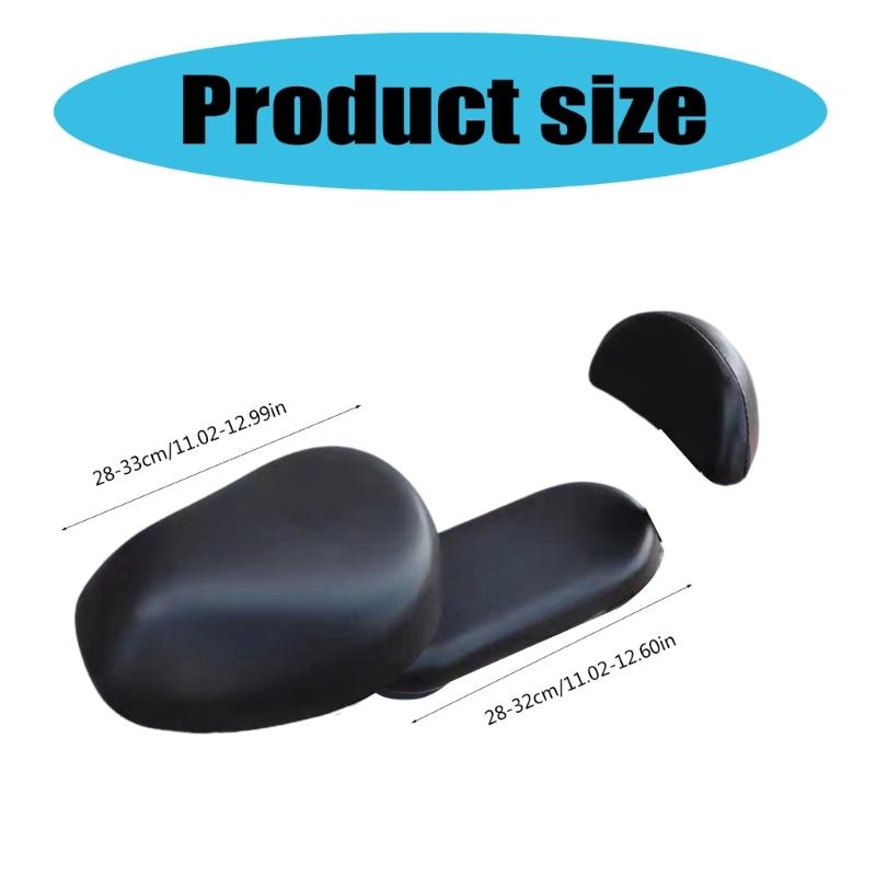 Weatherproof Cover Replacement E-Bike Front Rear Backrest Cushion Electric Bike Waterproof Cover Scratchproof
