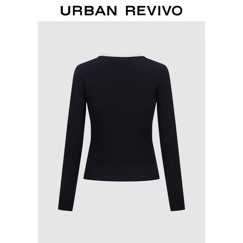 UR2025 Women s V-Neck Long Sleeve T-Shirt S