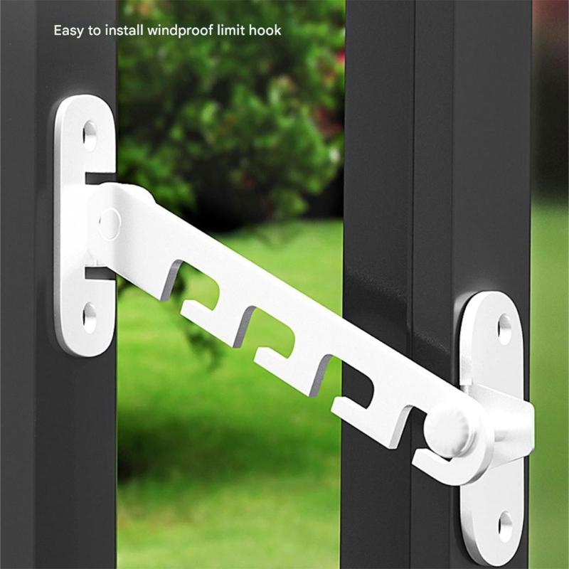 Window Restrictor Latches Adjustable Window Limiters Carbon Steel Window Lock Hardware for Home Office Easy To Install
