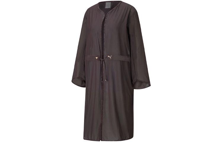 Куртки PUMA Женские Черный Коричневый Без воротника Тонкий Другое 520402-88 L