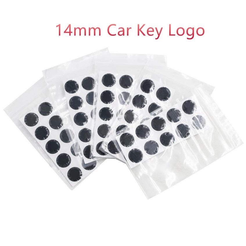 14MM Crystal Logo Epoxy Sticker For KEYDIY KD Xhorse VVDI XK XE XN XS JMD Series Smart Super Wireless Wired Remote Car