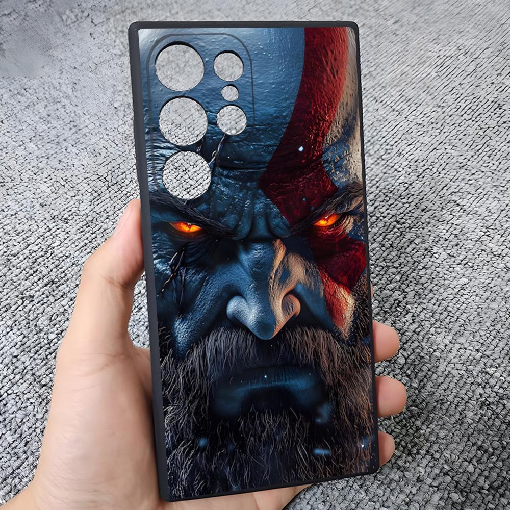 War God Kratos Phone Case For Samsung S25 Edge S24 S23 S22 S21 S20 Ultra Plus Fe Galaxy A54 A53 A34 A25 A16 Cover