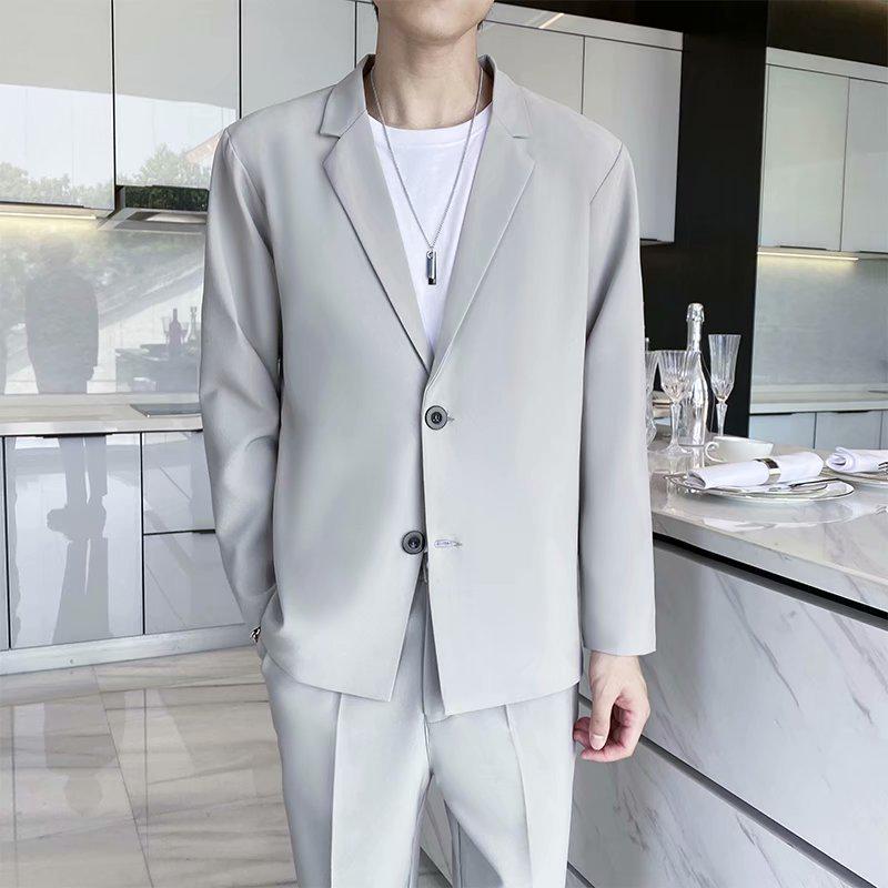 Men's Korean Style Casual and Trendy Single-Sleeve Jackets