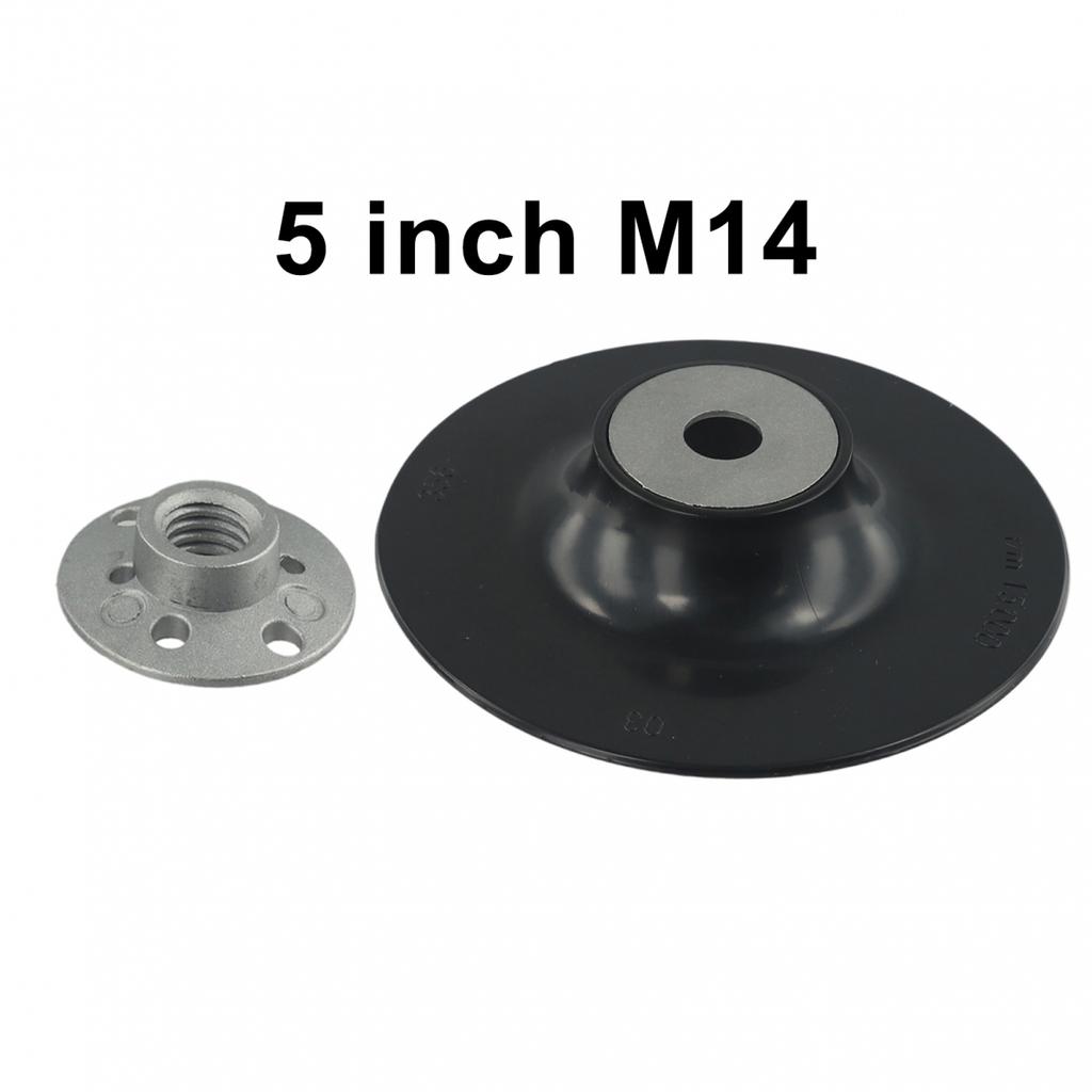 With Lock Nut Backing Pad Disc Backing Pad 12200 RPM 5 Inch