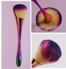 Nail Art Dust Removal Brush - Colorful Small Waist Design for Cleaning and Loose Powder Application