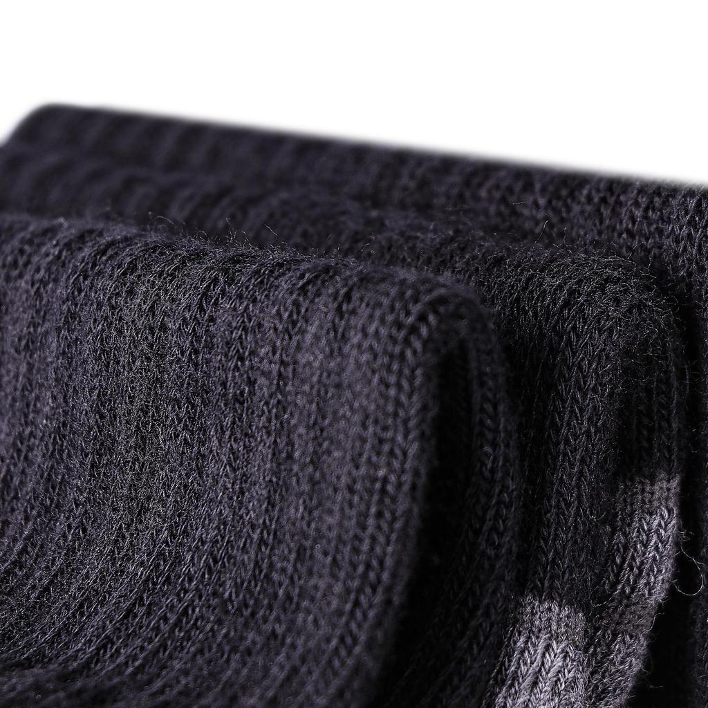 Sports Black Cushioned Crew Work Suitable for Sizes 5 Pairs [YUEDGE] Men's Golf, Tennis, Training, Socks, Breathable, Odor-Resistant, Cotton, Socks,