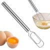 Manual Hand Mixer Kitchen Egg Beater Stainless Steel Ball Mixer Manual Metal Egg Beater for Cooking Mixing Kitchen Baking Tools