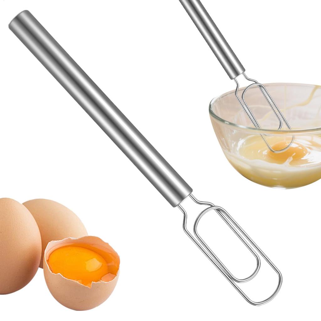 Manual Hand Mixer Kitchen Egg Beater Stainless Steel Ball Mixer Manual Metal Egg Beater for Cooking Mixing Kitchen Baking Tools