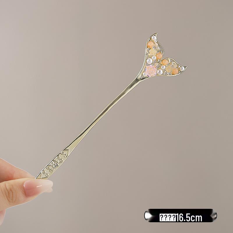 Vintage Chinese Style Hairpin for Updos - Elegant Retro Hair Stick with Tassel for Qipao