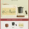 Simple style 1011 new glass tea separation cup household anti-scalding tea cup personal gift