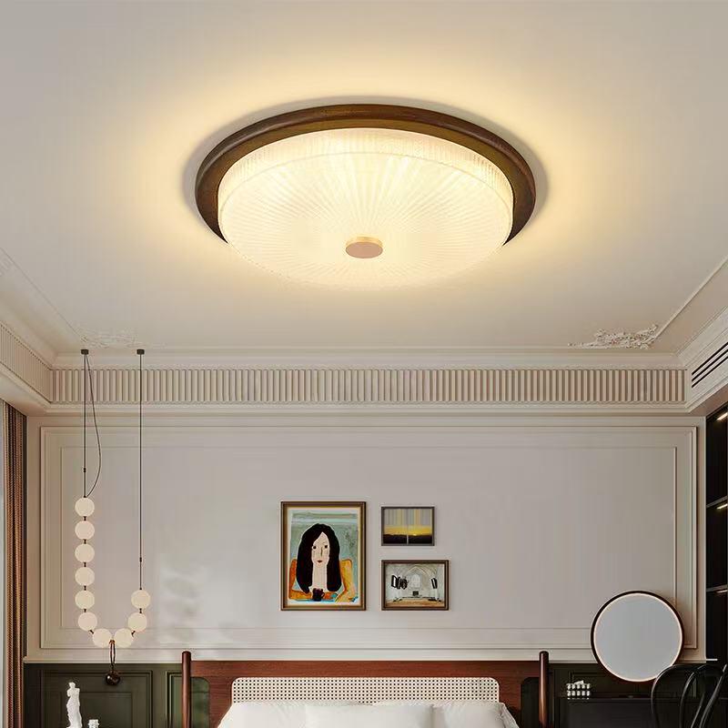 Mid-Century Modern Ceiling Light for Bedroom, Balcony, Stairway & Hallway - 2025 New Round Design.