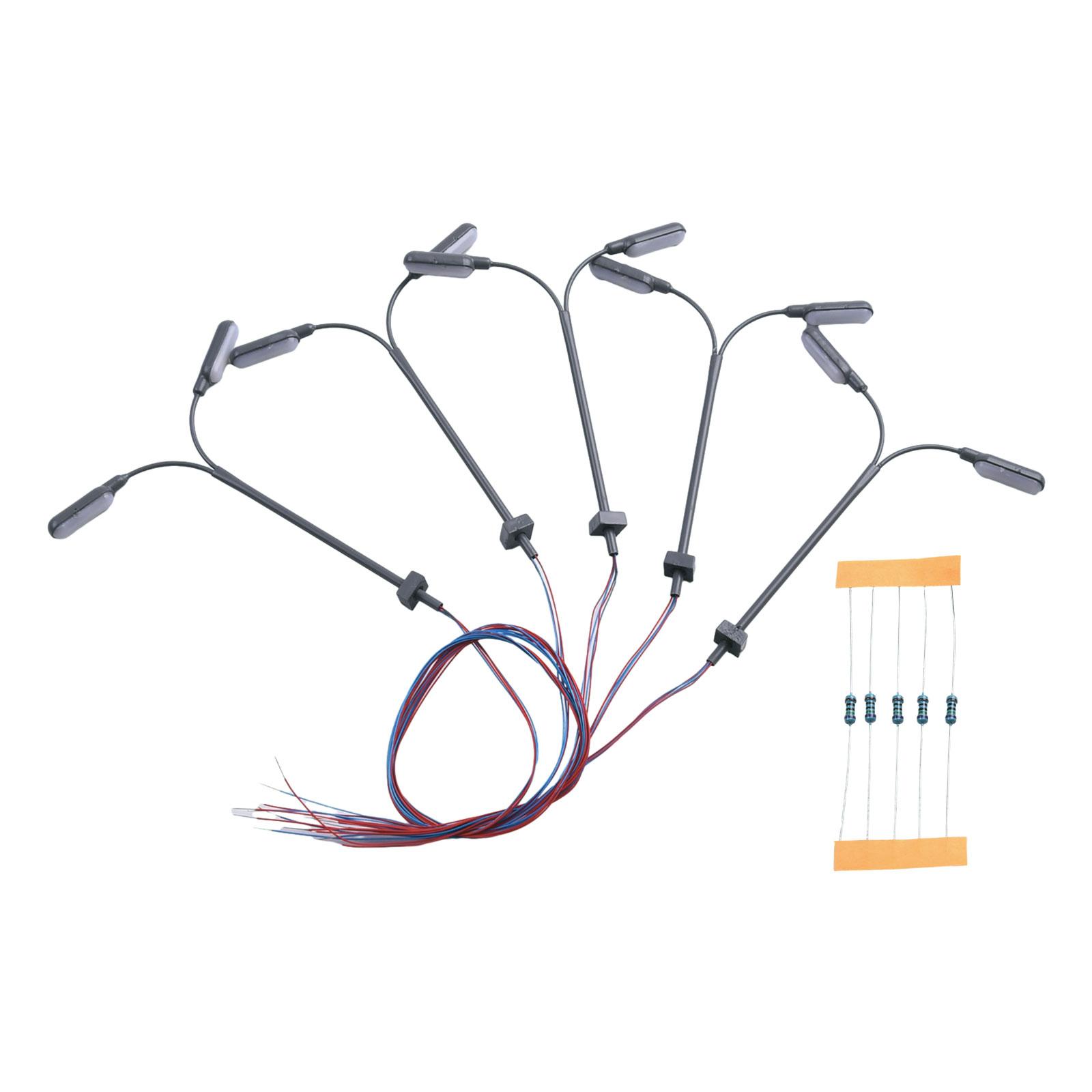 

N Scale LED Street Lamp Gauge 1160 Landscaping Model Platform Light Pack of 5 Bright and Reliable Illumination