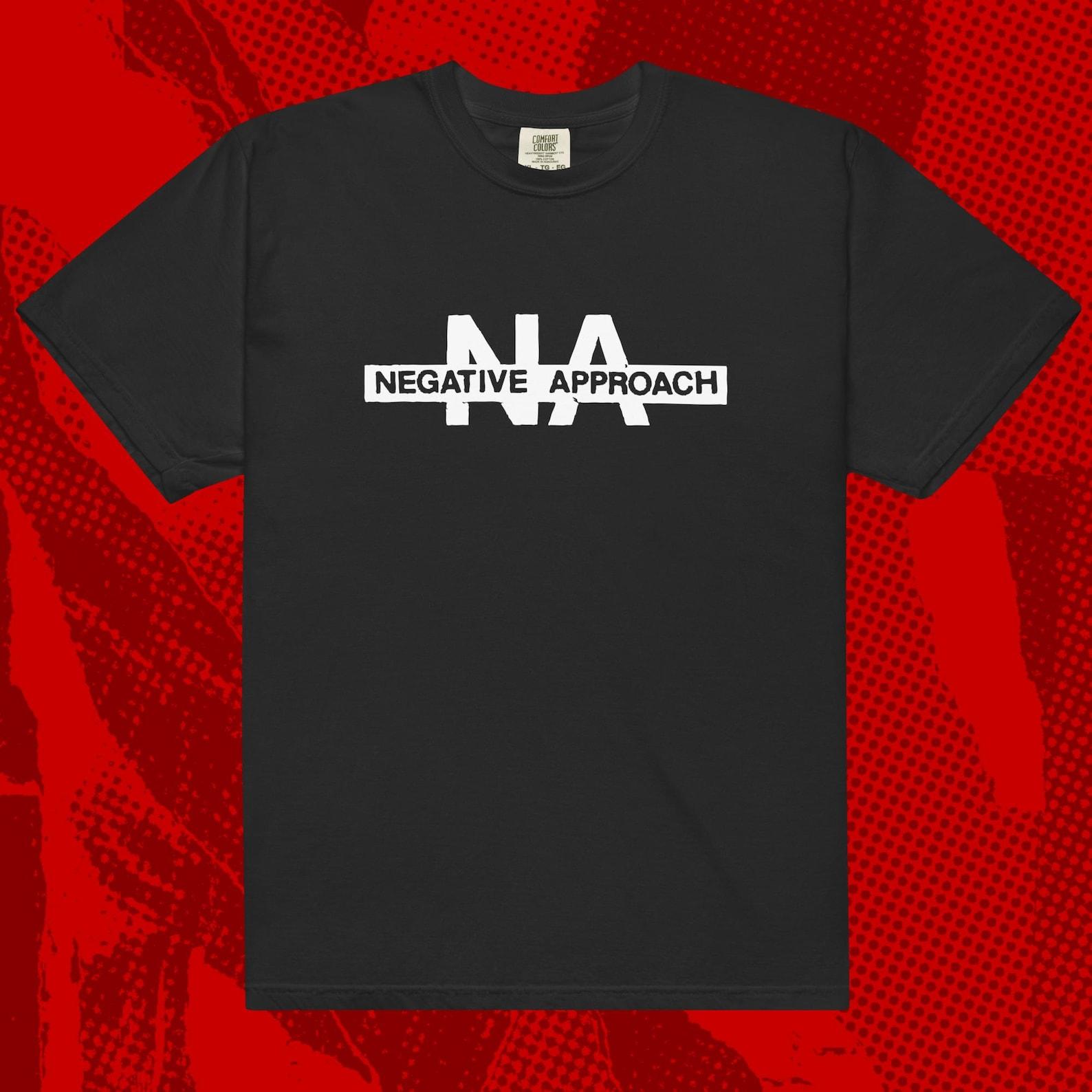 Negative Approach Logo Shirt | Hardcore Punk SSD Poison Idea Necros Gang Green 3XL
