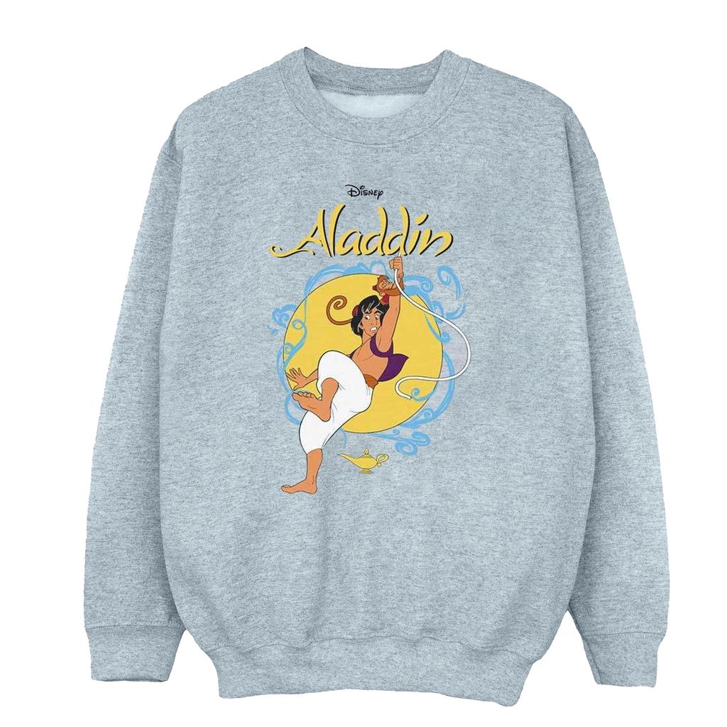 Disney Mens Aladdin Rope Swing Sweatshirt