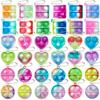 6 Stück Mini mit Schlüsselanhänger Blasen drücken für Spielzeug Erwachsene Geburtstagsfeier Geschenke Dekoration Hochzeitsgäste Geschenke Karnevalspreise Geschenk