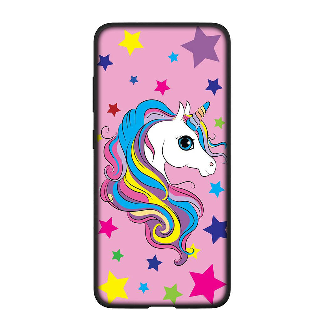 Phone Case for Samsung Galaxy S25 S23 S22 S21 S20 S24 Ultra FE A05 A06 A15 A16 A36 A37 A35 A54 A55 A56 A57 A25 A26 A53 A17 Lovely Unicorn Horse Cover