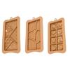 Food Grade Silicone Baking Molds Cocoa Pods/Heart/Puzzle Mould For Chocolate Cake Decoration Kitchen Accessory