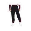 Color Block High Waist Drawstring Casual Pants Men Bottoms Black CZ3767-010