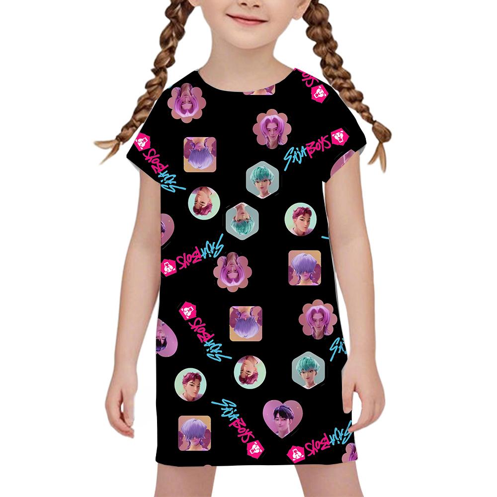 Girls Witch Group Same Style Pajamas Dress Children's Clothing
